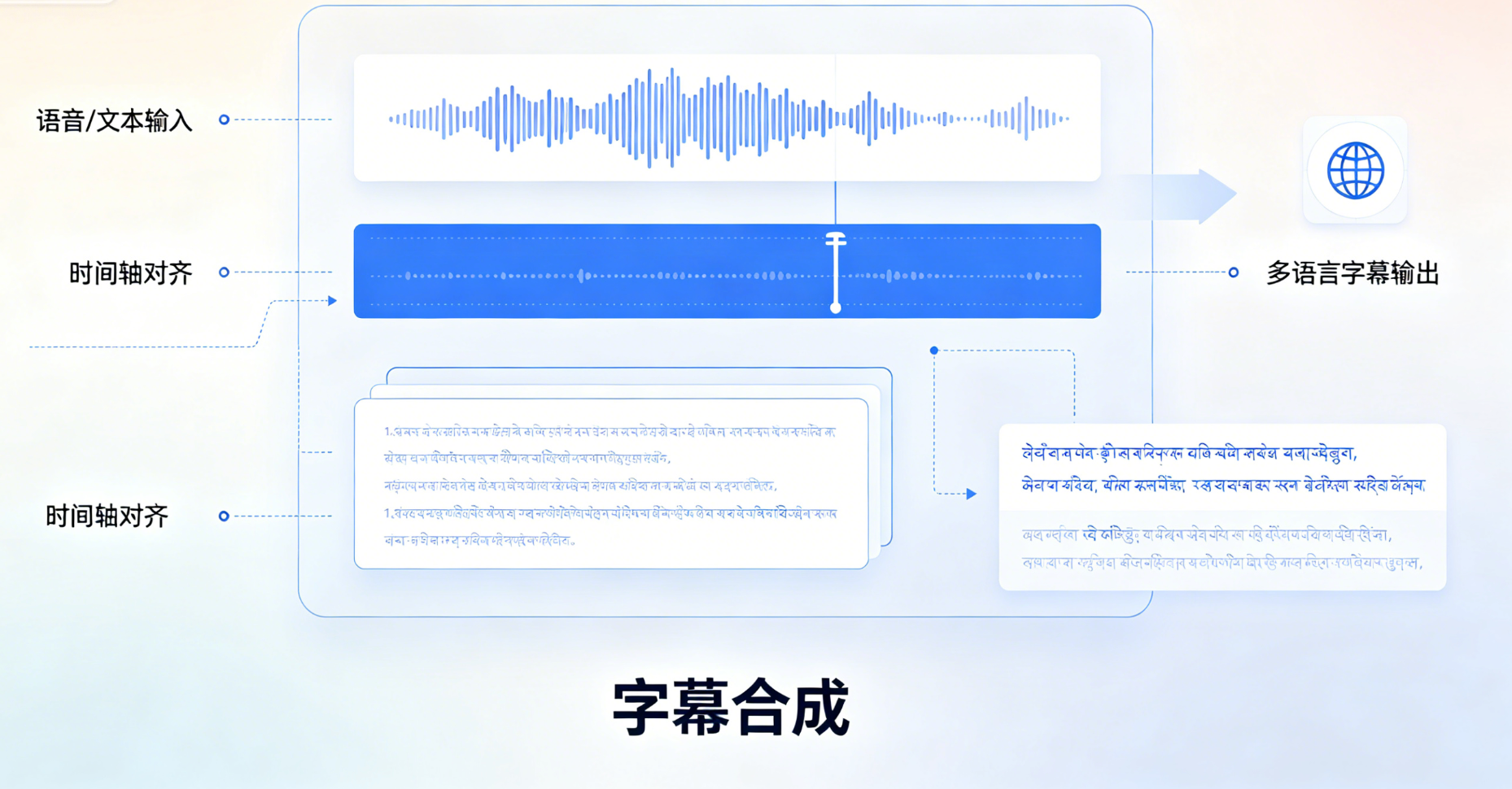 音视频翻译示意图